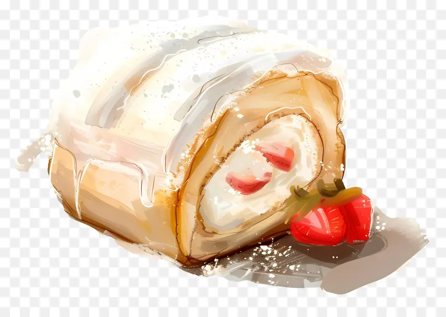 Swiss Roll，Kue PNG