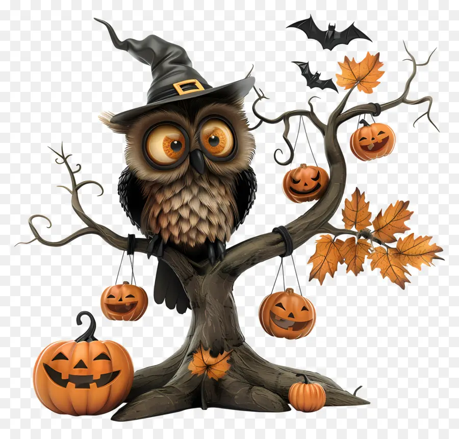 Halloween Owl，Halloween PNG