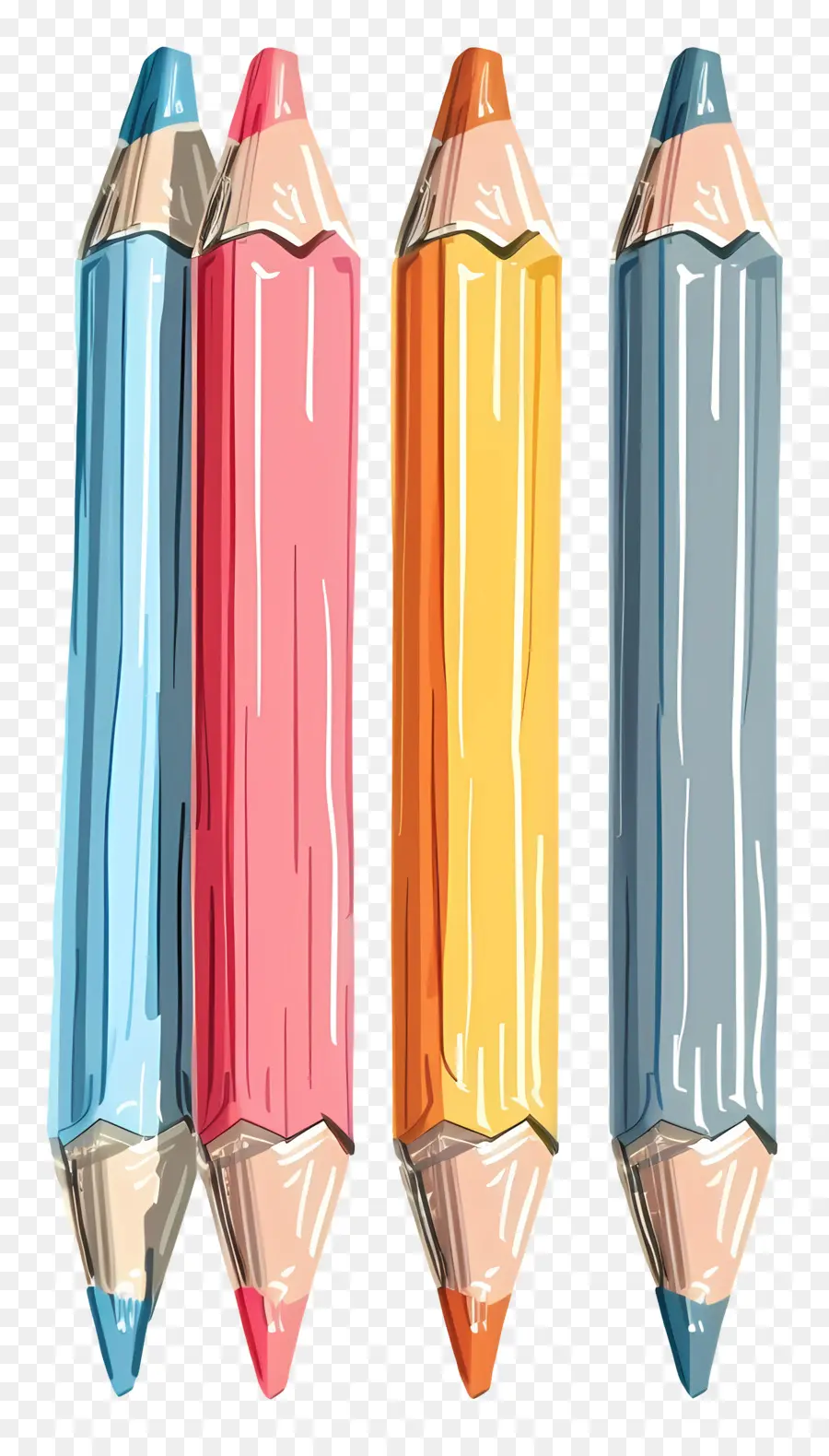 Pensil Warna，Alat Gambar PNG