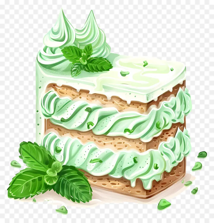 Kue Segar Minty，Kue Mint PNG