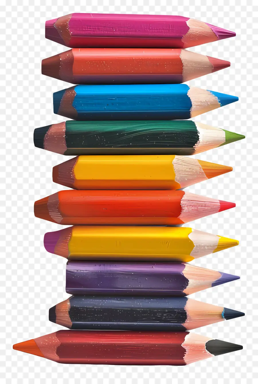 Pensil Warna，Pensil Warna  Warni PNG