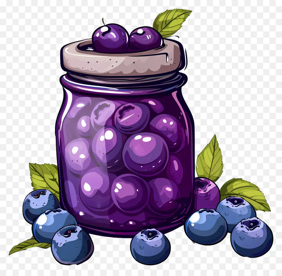 Selai Blueberry，Blueberry PNG