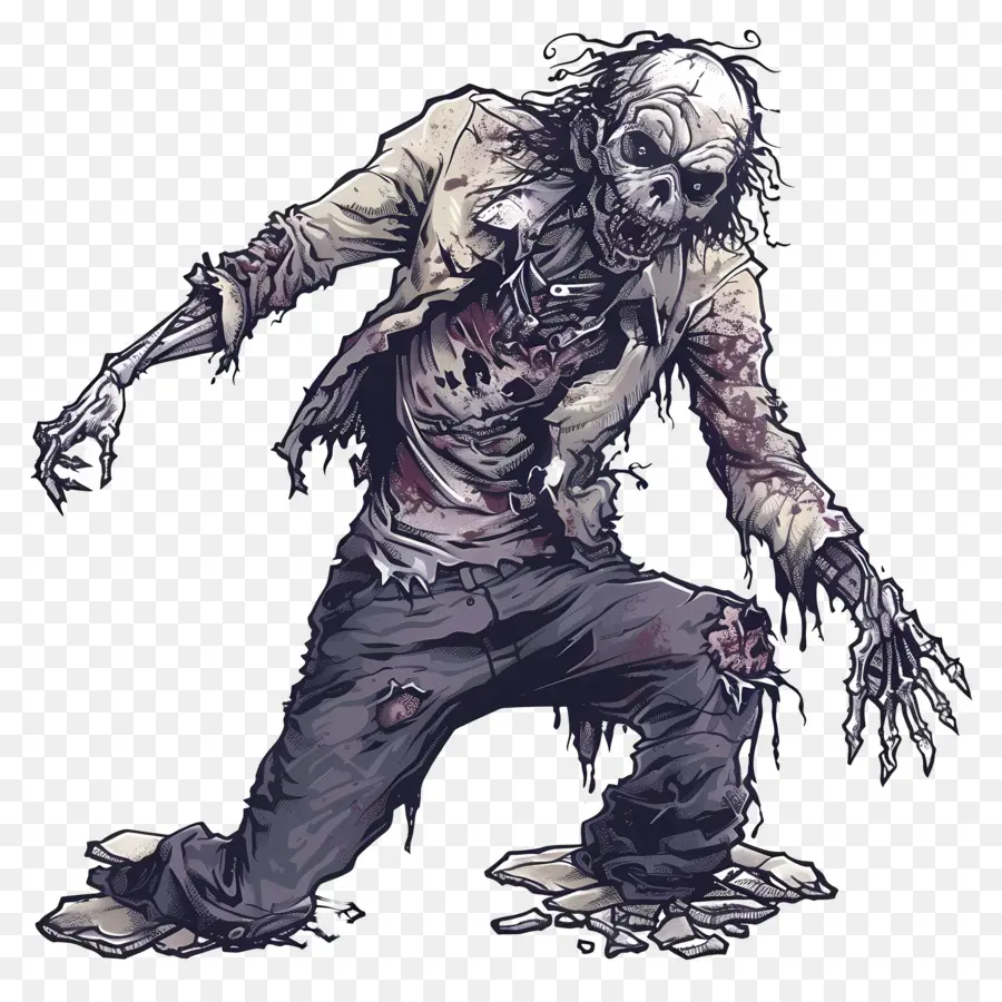 Zombie Yang Menyeramkan，Zombie PNG