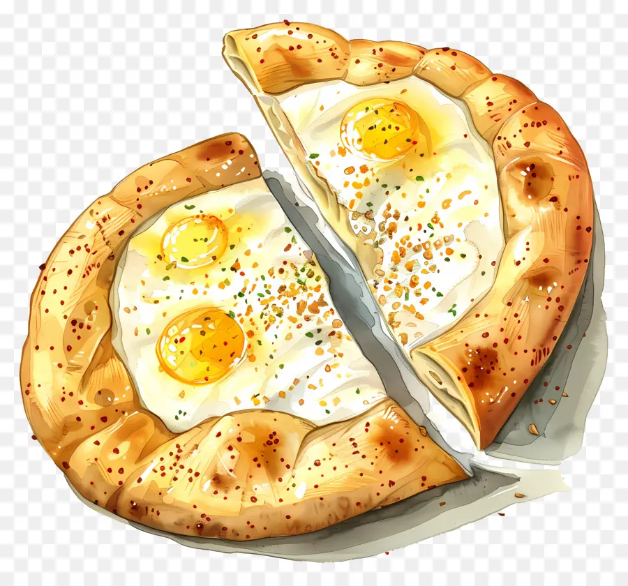 Pizza Telur，Pizza PNG