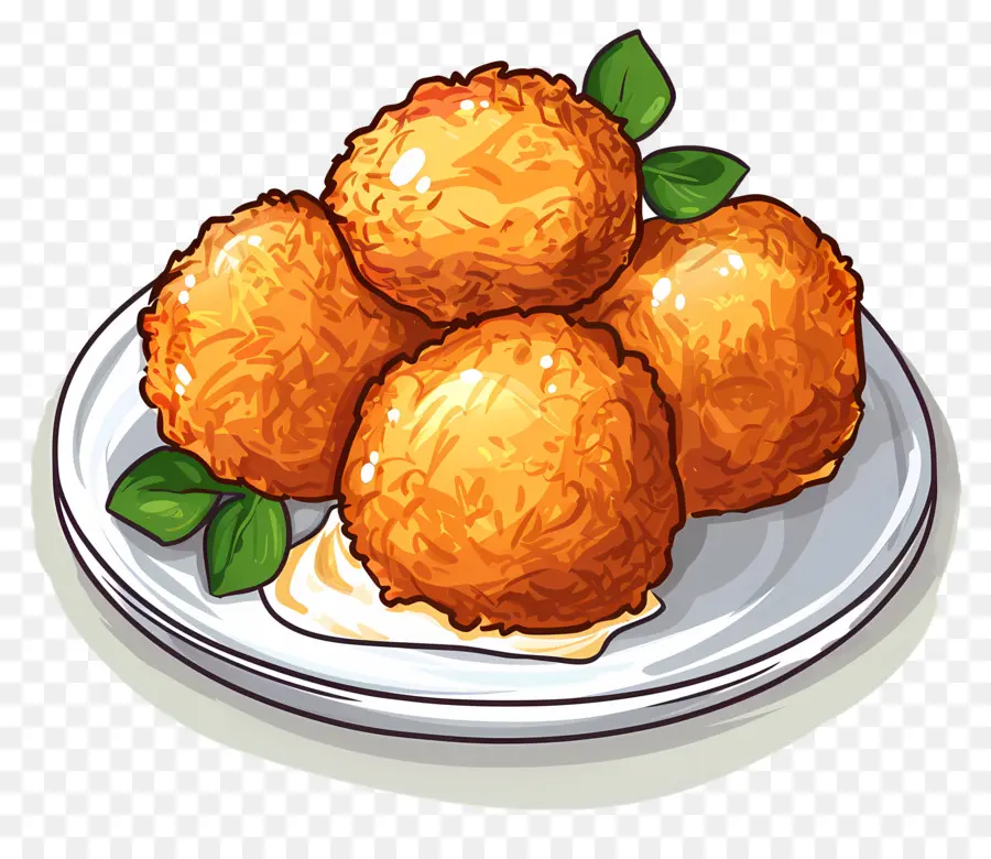 Kroket，Saus Tomat PNG