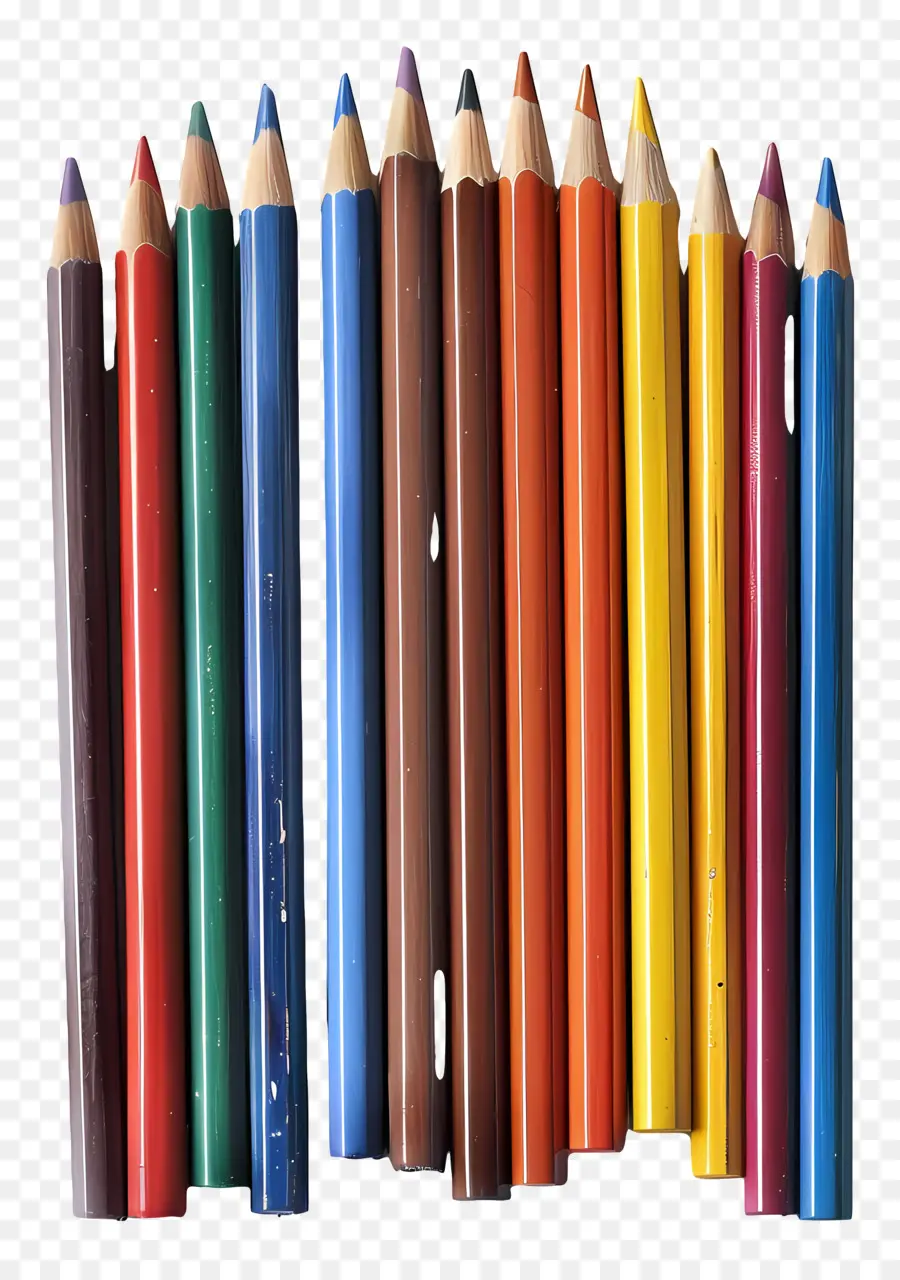 Pensil Warna，Pensil Warna  Warni PNG