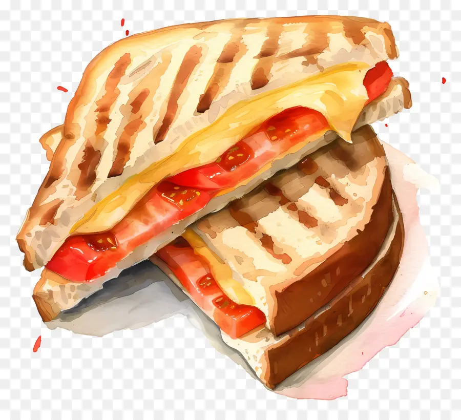 Panini Keju，Sandwich PNG