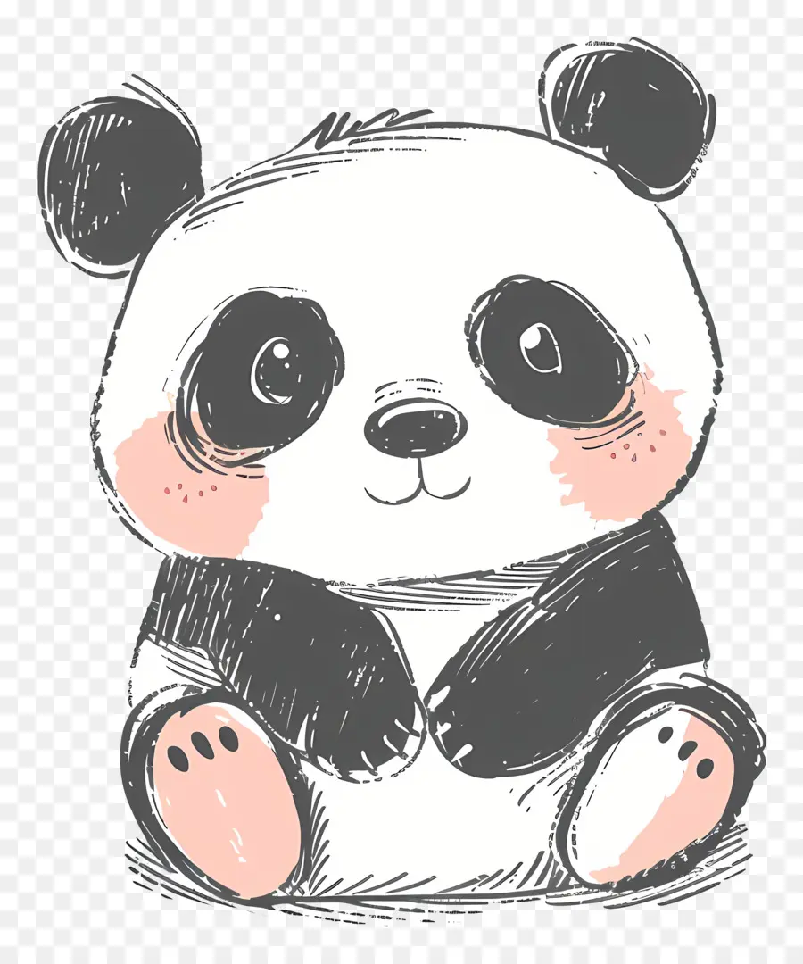 Lucu Panda，Panda Bear PNG