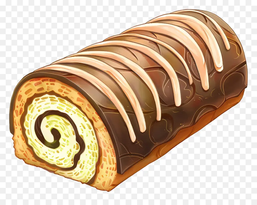 Swiss Roll，Kue Cokelat PNG