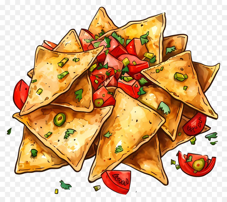 Nachos，Tortilla Chips PNG