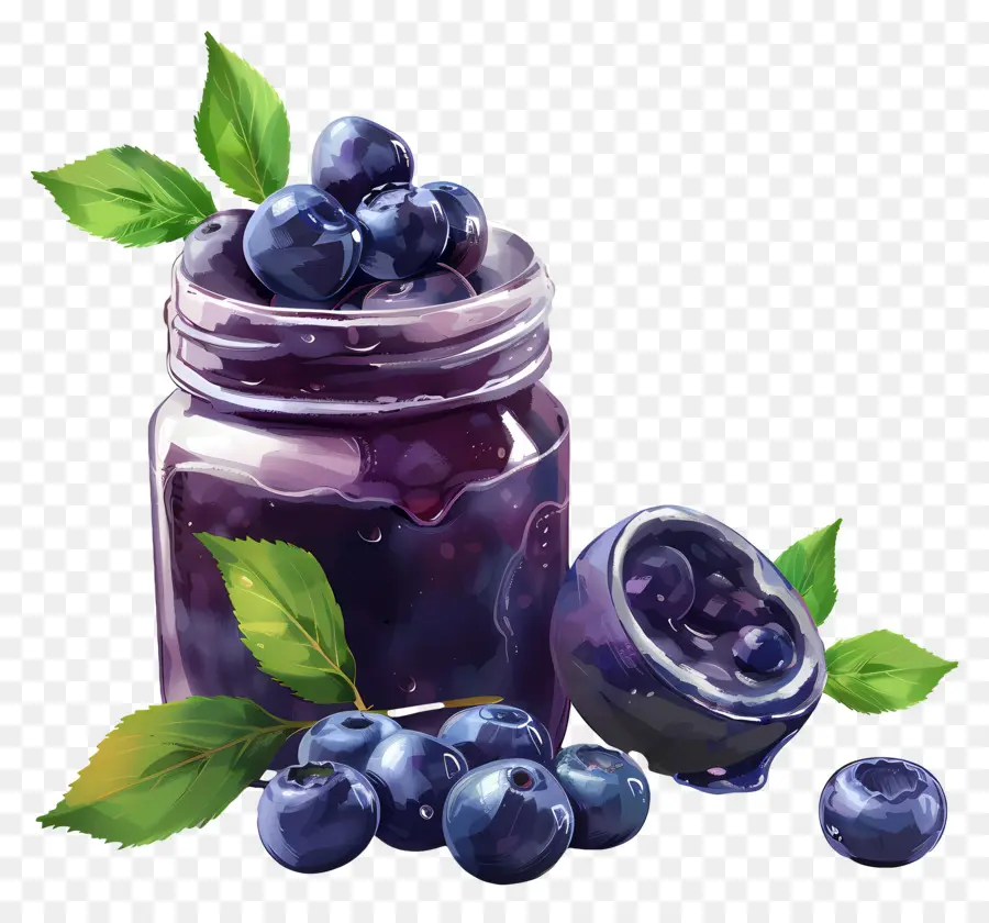 Selai Blueberry，Blueberry PNG