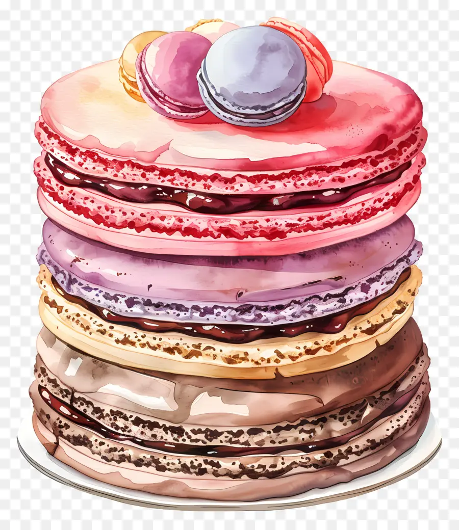 Kue Macaron Paradise，Kue Cokelat PNG