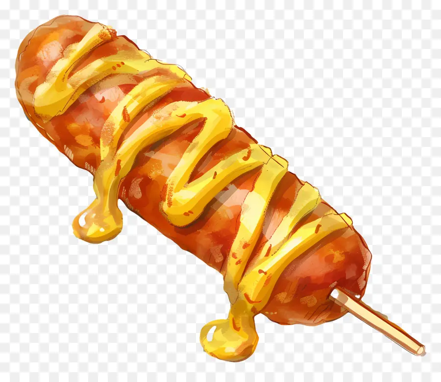 Corndog，Hot Dog PNG