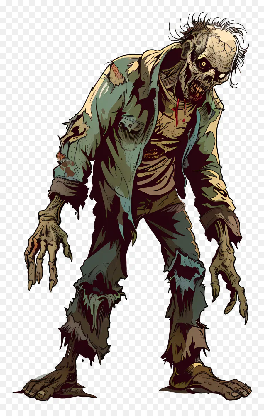 Zombie Menyeramkan，Zombie PNG