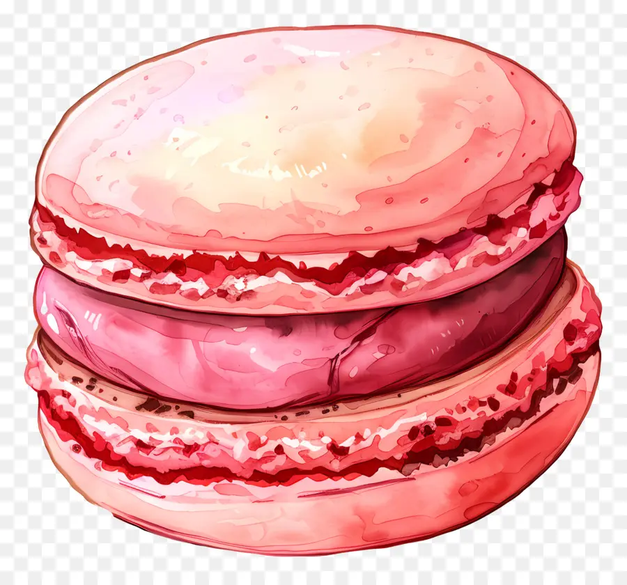 Kue Serabi，Pink Macaron PNG