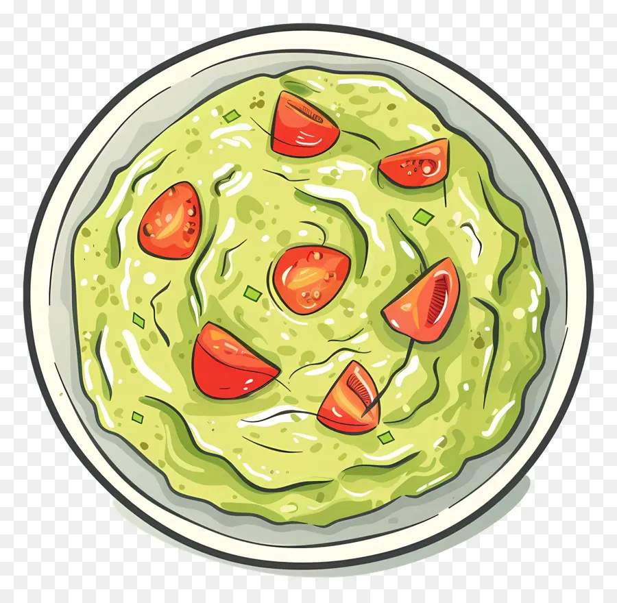 Guacamole，Tomat PNG