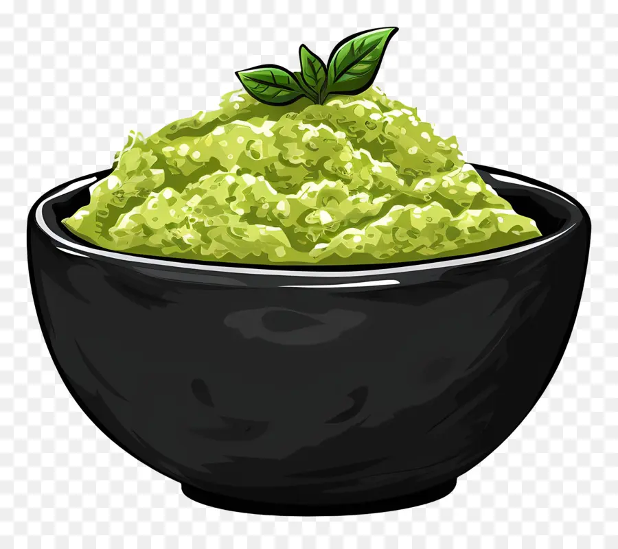 Guacamole，Hummus Hijau PNG