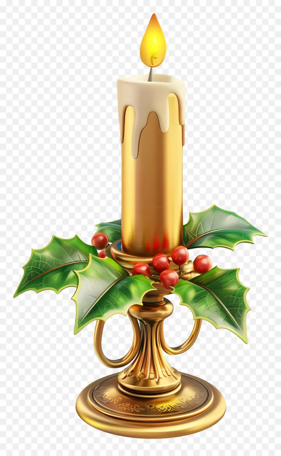 Candlestick Natal，Lilin PNG