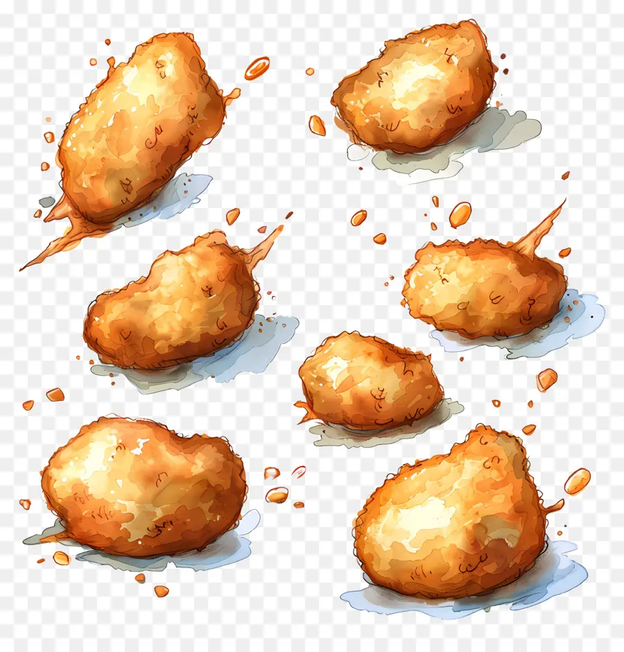 Nugget Goreng，Camilan PNG