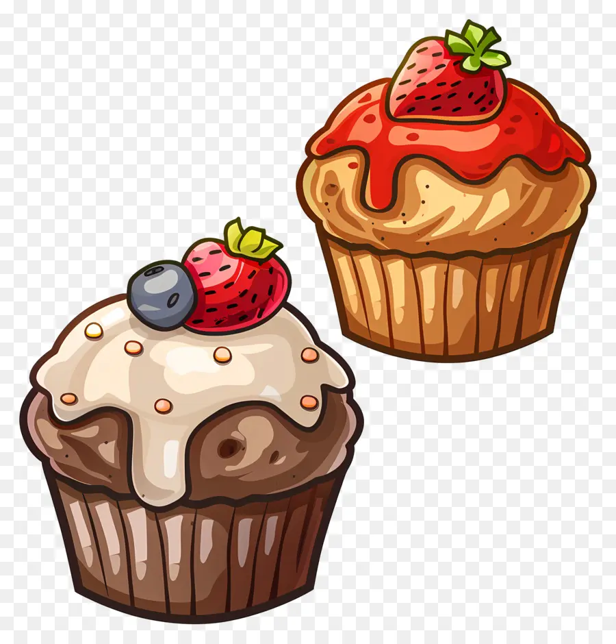 Muffin，Cupcakes PNG