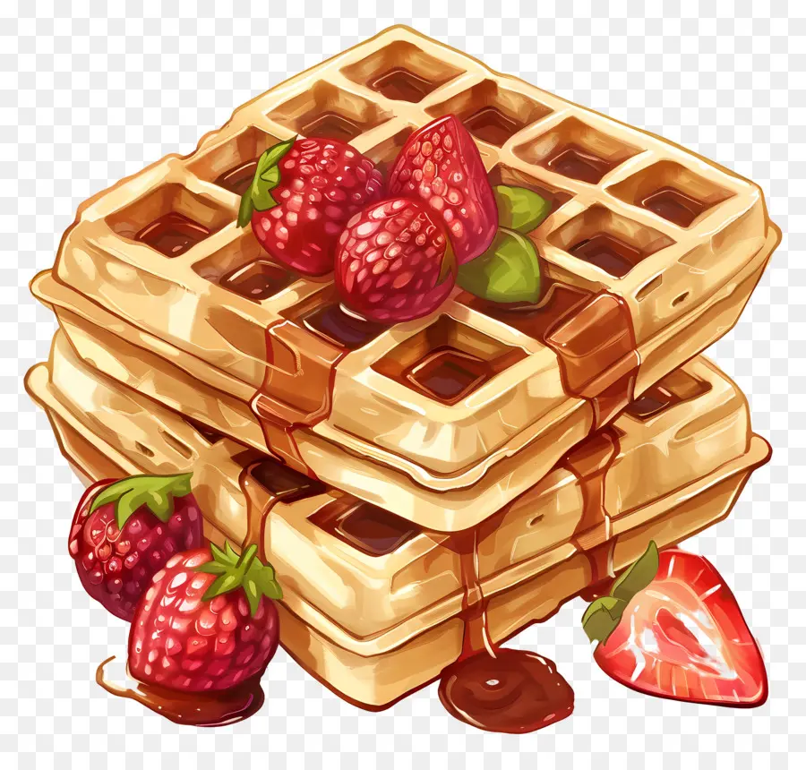 Wafel，Stroberi PNG