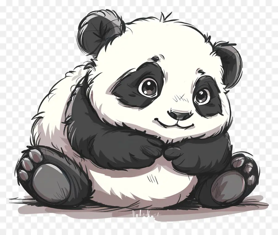 Lucu Panda，Kartun Panda PNG