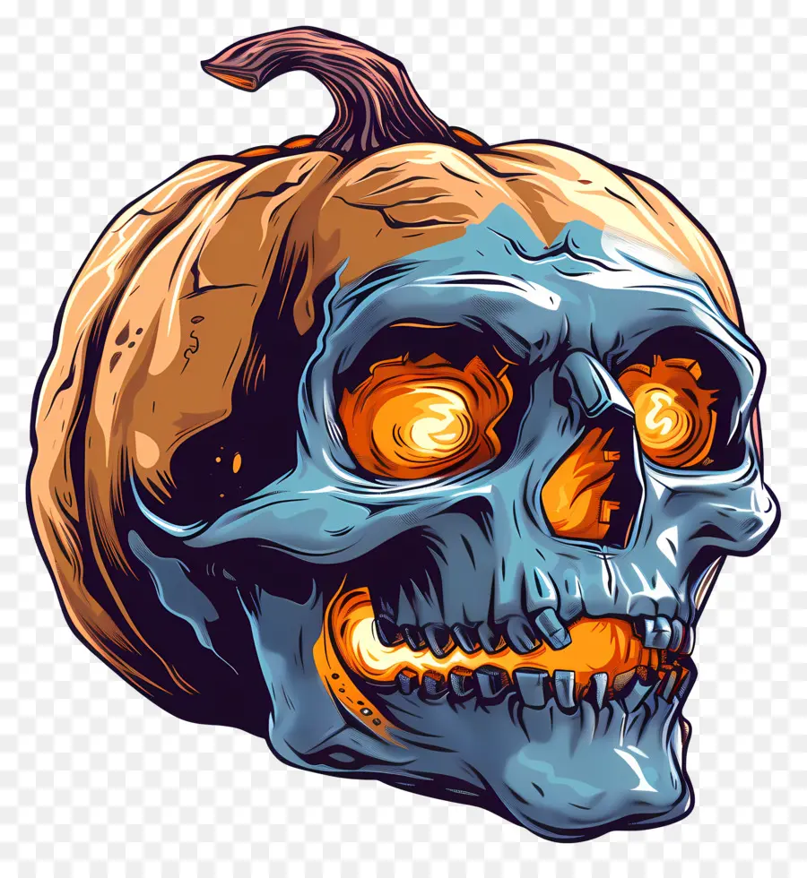 Tengkorak Halloween，Halloween PNG