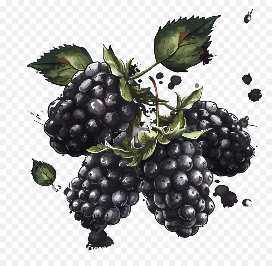 Blackberry，Buah PNG