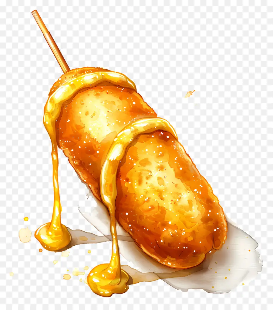 Corndog，Madu Tusuk Tusuk Uang Kilu PNG