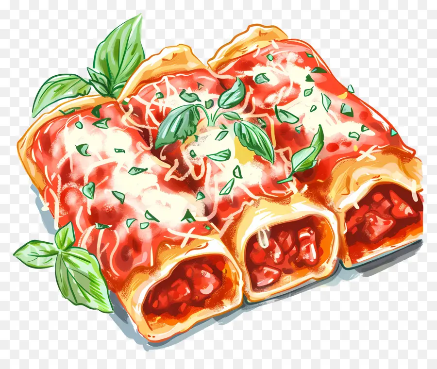 Cannelloni，Lasagna Italia PNG