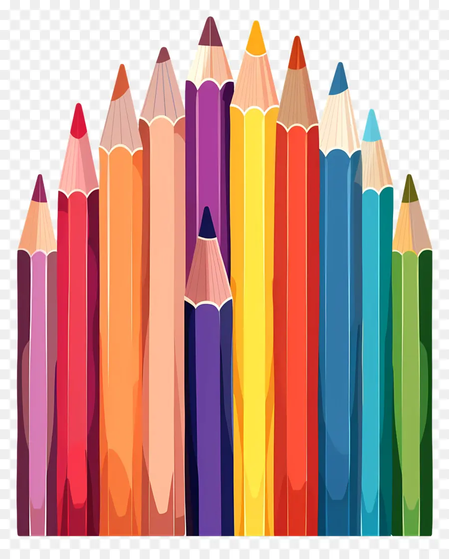 Pensil Warna，Perlengkapan Seni PNG