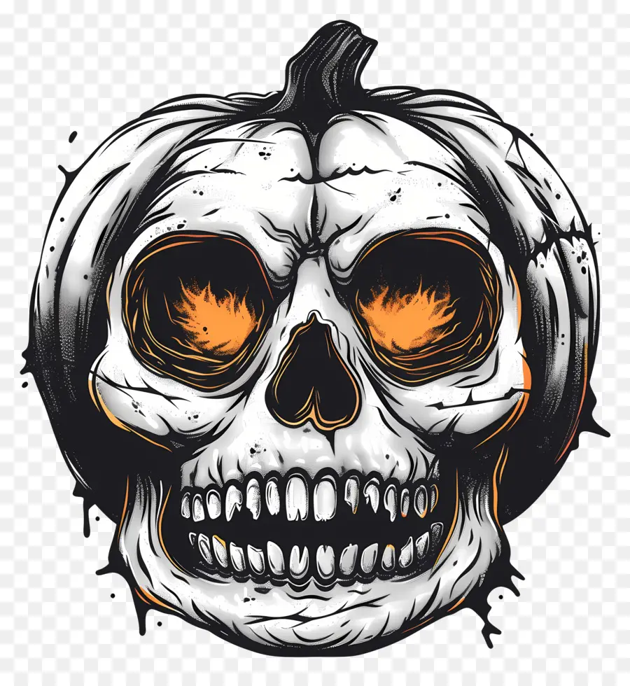 Tengkorak Halloween，Halloween PNG