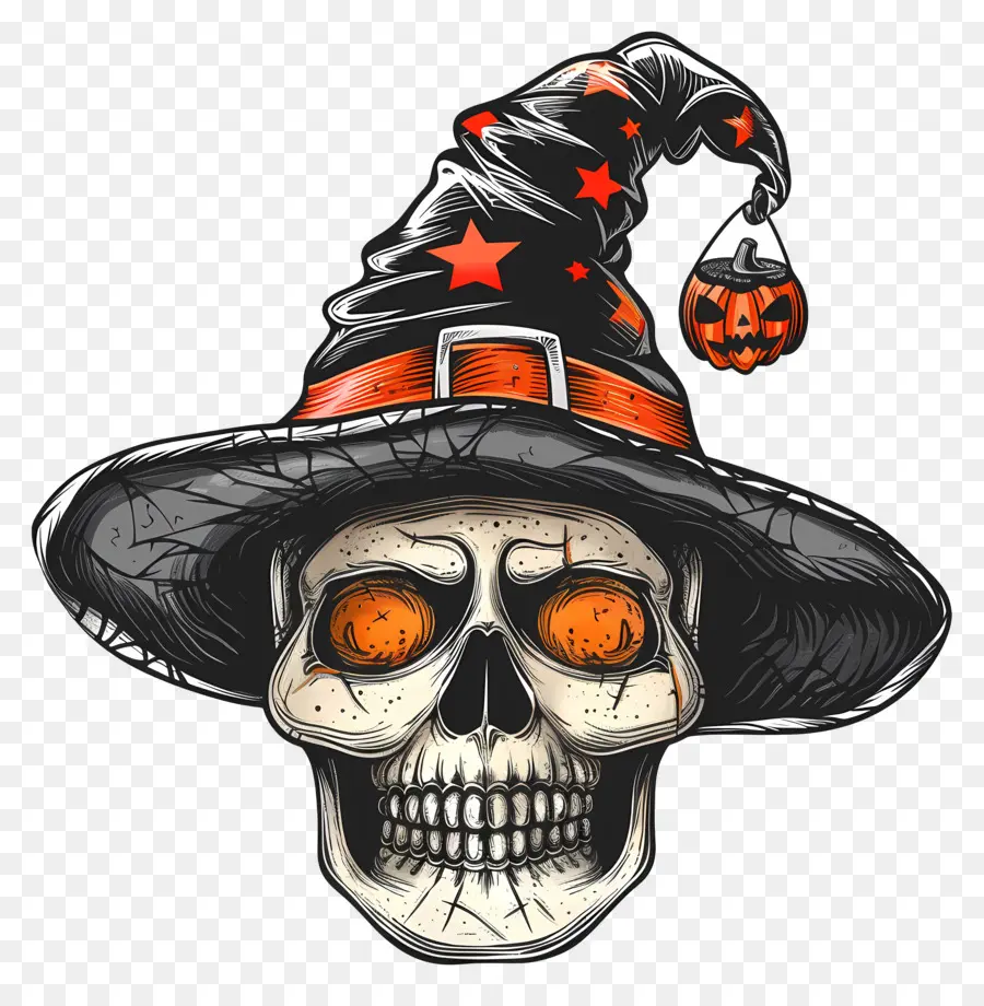 Tengkorak Halloween，Halloween PNG