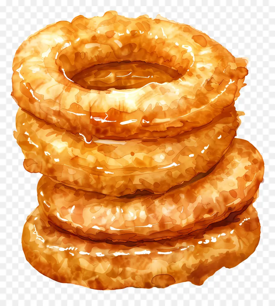 Onion Ring，Goreng Bawang Cincin PNG