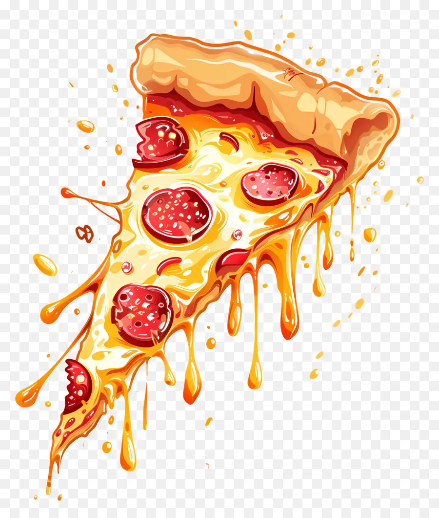 Pizza Terbang，Pizza PNG