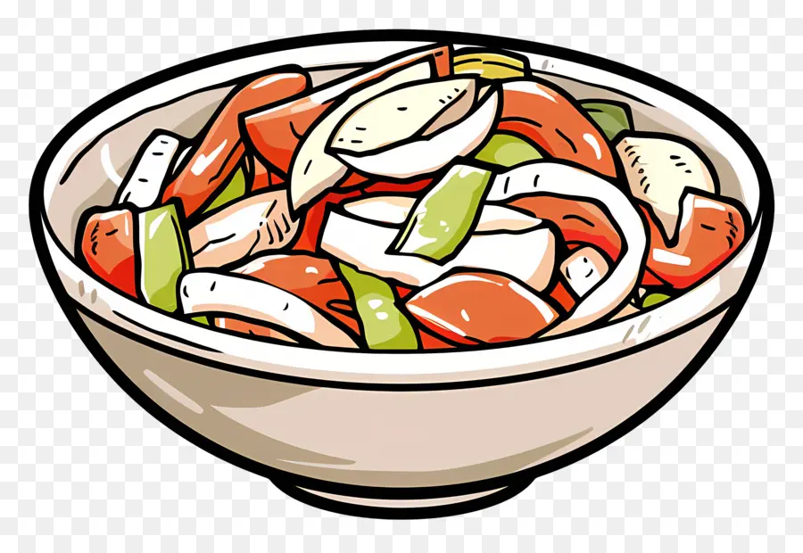 Salad Kimchi Korea，Salad PNG