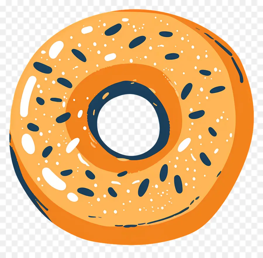 Bagel，Glazed Donat PNG