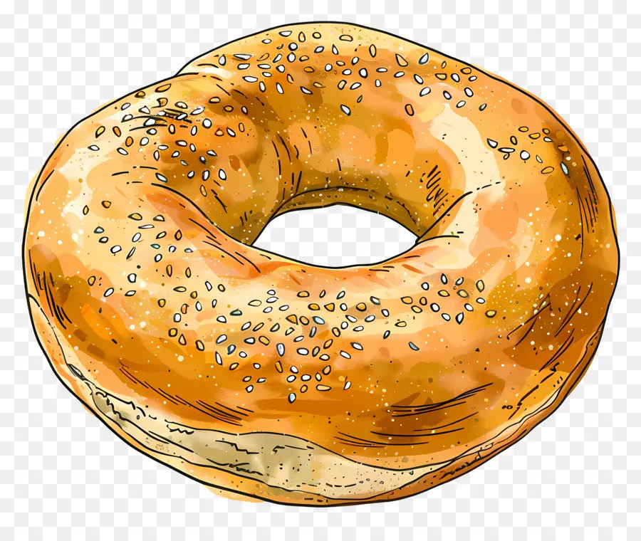 Bagel，Biji Poppy PNG