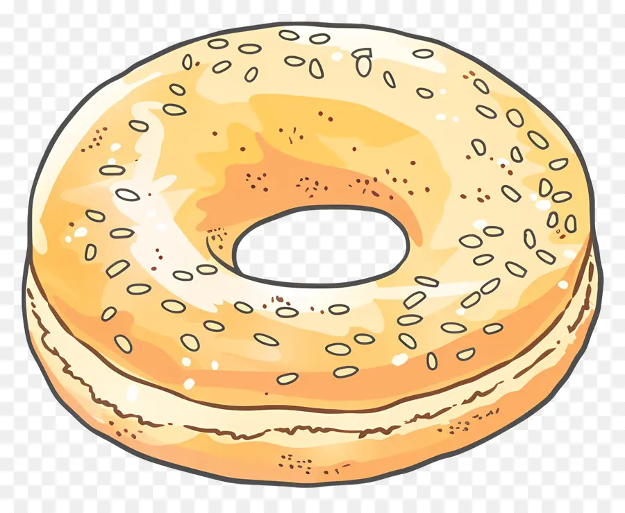 Bagel，Krim Keju PNG