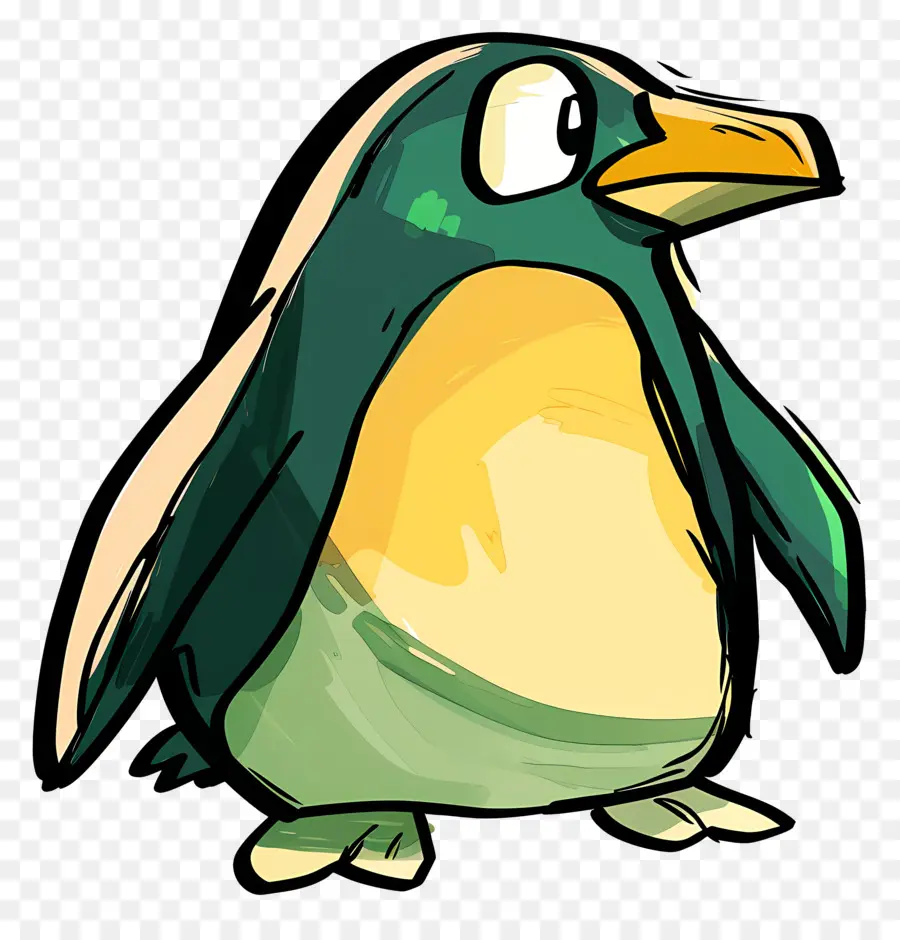 Kartun Penguin，Penguin PNG