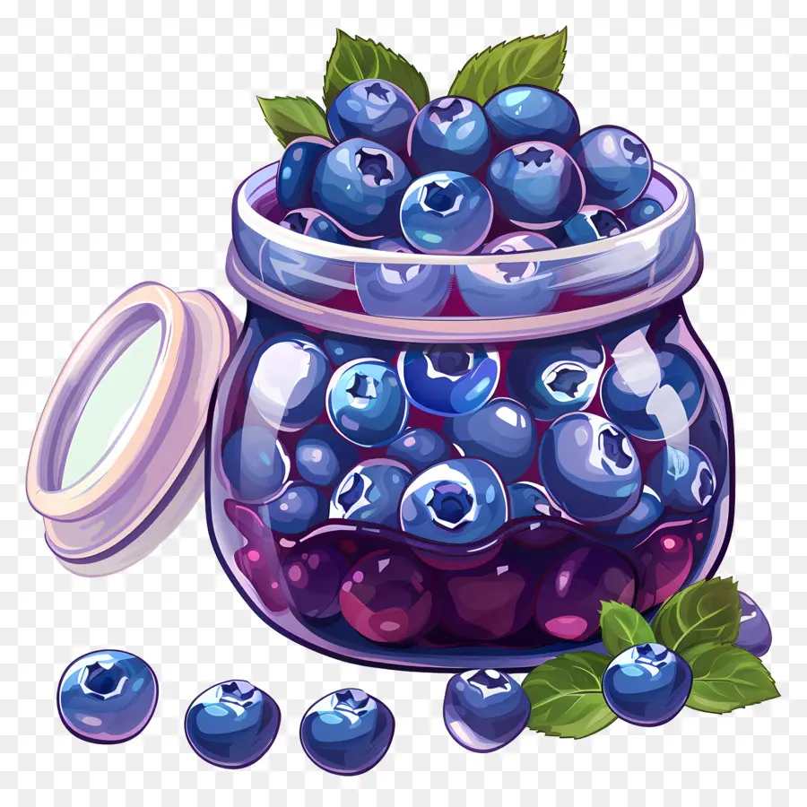 Selai Blueberry，Blueberry PNG