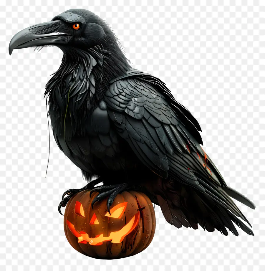 Halloween Raven，Gagak PNG