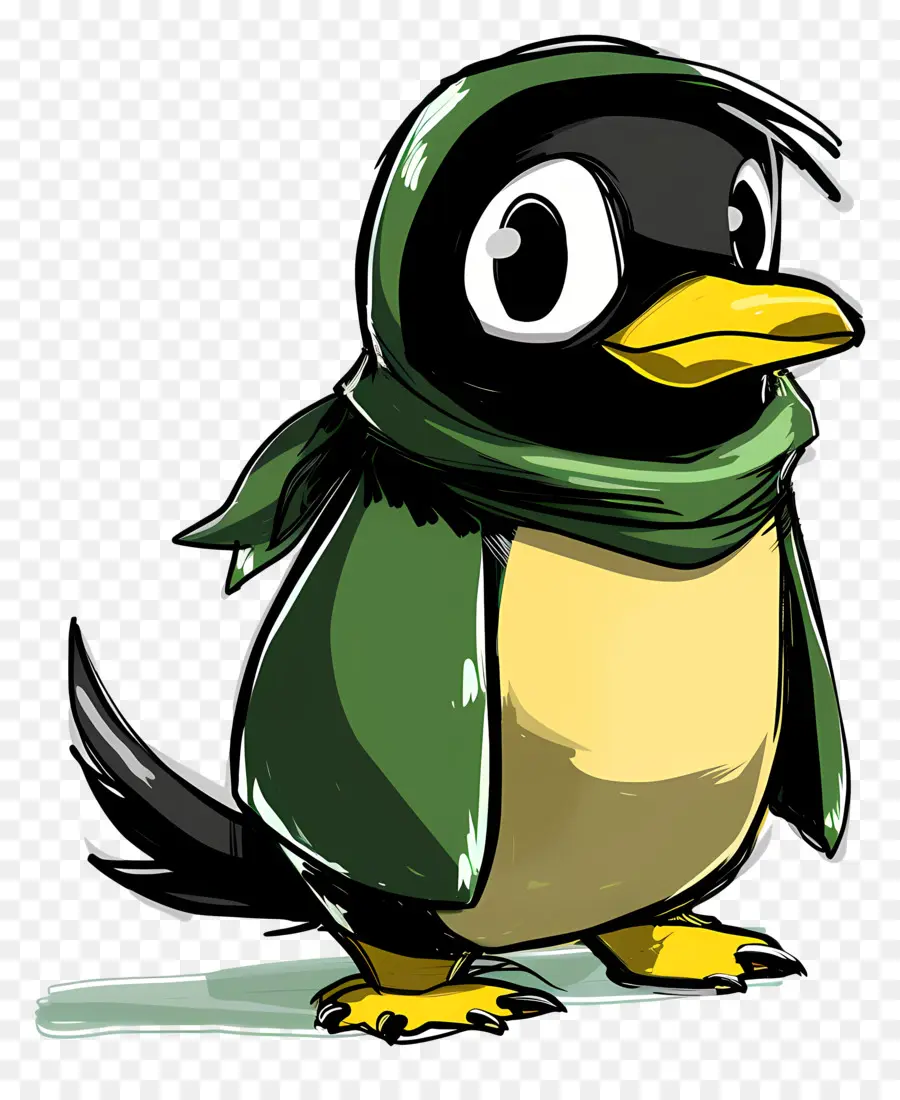 Kartun Penguin，Penguin PNG