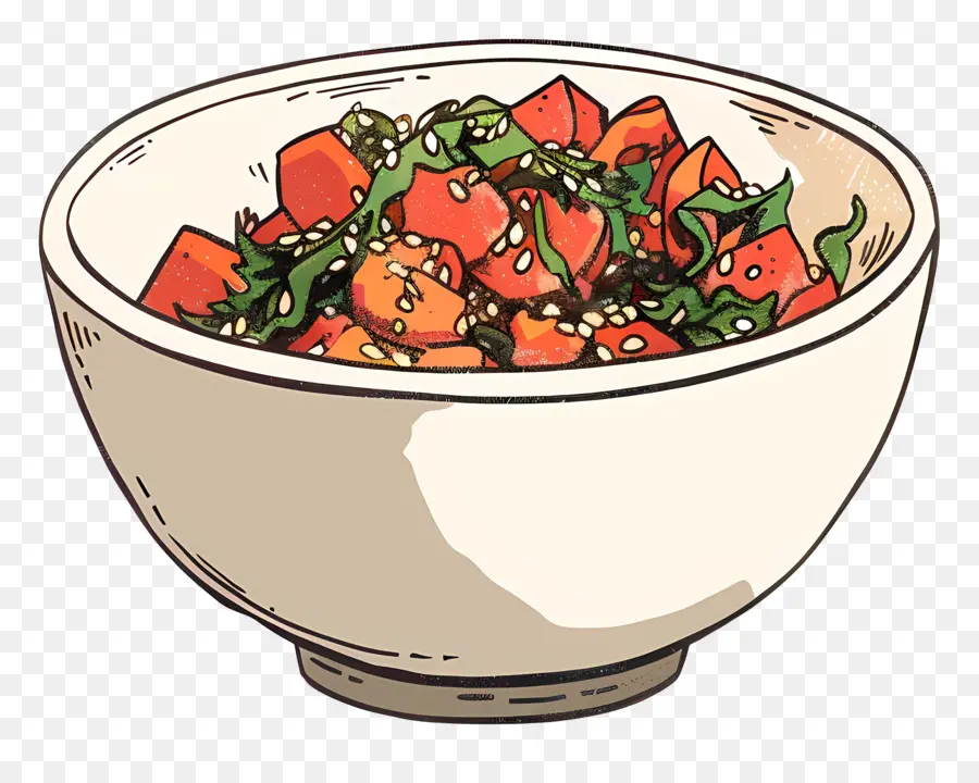 Salad Kimchi Korea，Sayuran Yang Dimasak PNG