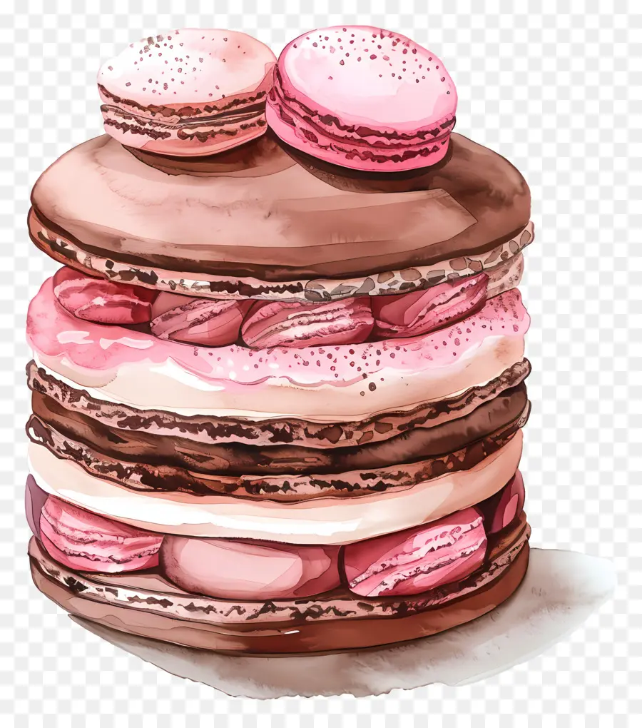 Kue Macaron Paradise，Kue Cokelat PNG