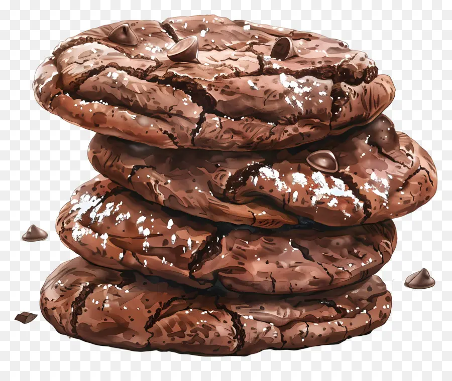 Cookies Coklat，Chocolate Chip Cookie PNG