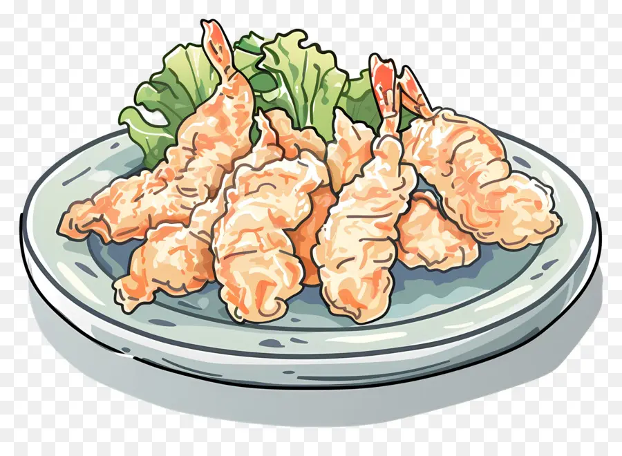 Tempura，Udang PNG