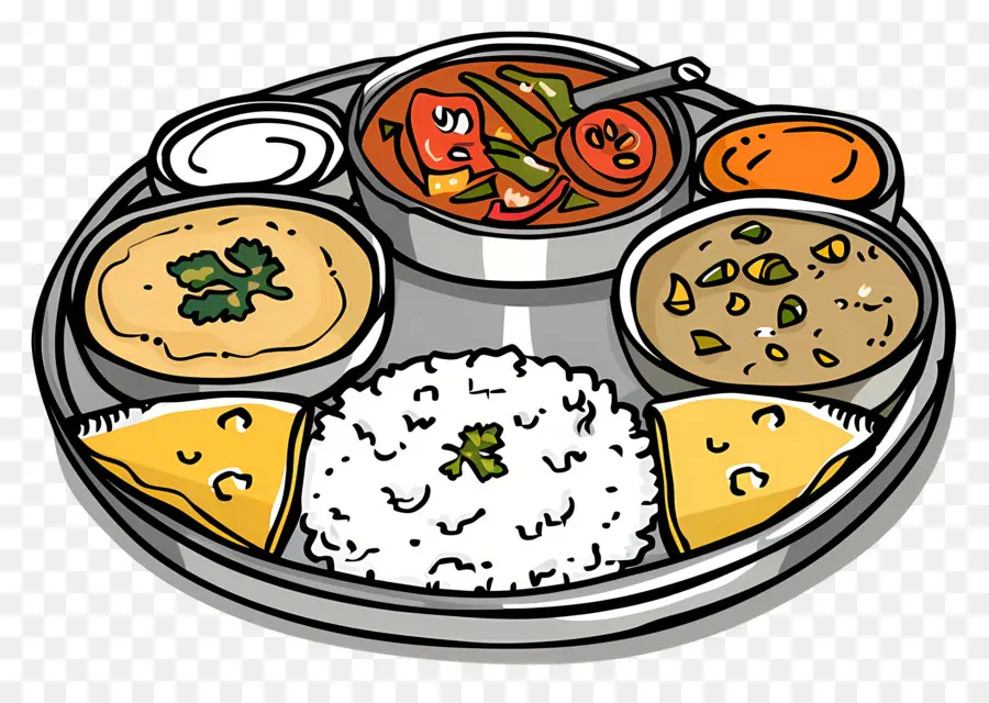 Thali India，Fusion PNG