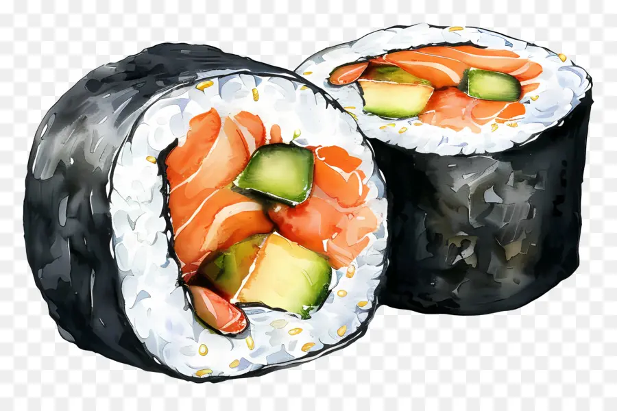 Sushi Gulung，Jepang PNG