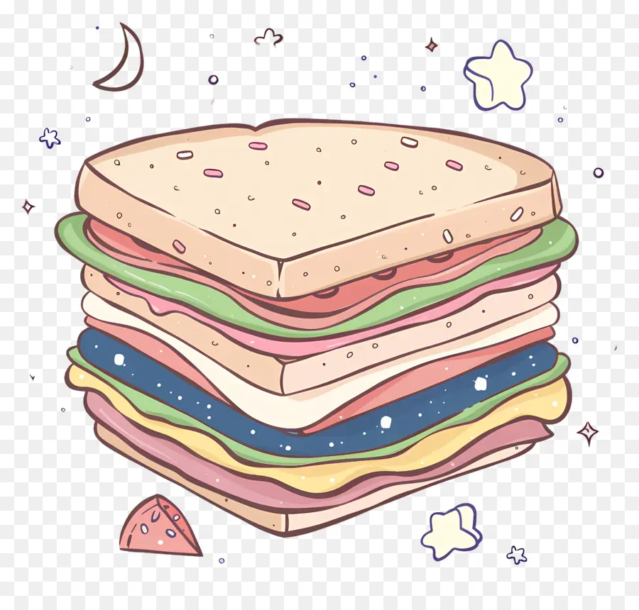 Sandwich，Bahan Bahan PNG